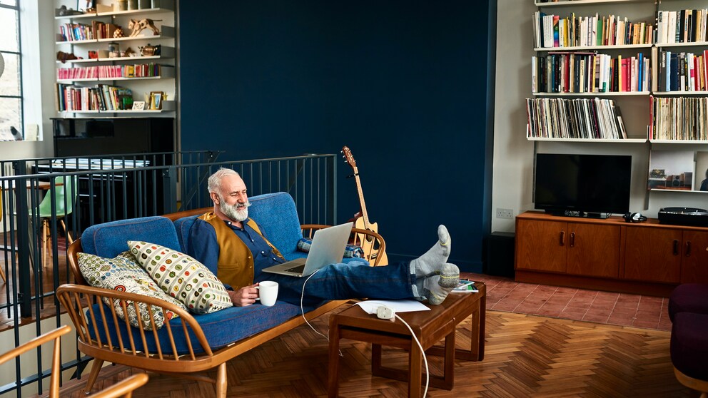 Wohnzimmer im Vintage-Stil