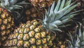 Ananas: Eine Ananas in Großaufnahme