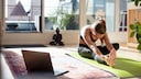 Mit den FITBOOK Workouts kann man leicht von zuhause trainieren