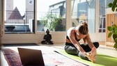 Mit den FITBOOK Workouts kann man leicht von zuhause trainieren