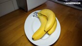 Bananen mit Alufolie frisch halten