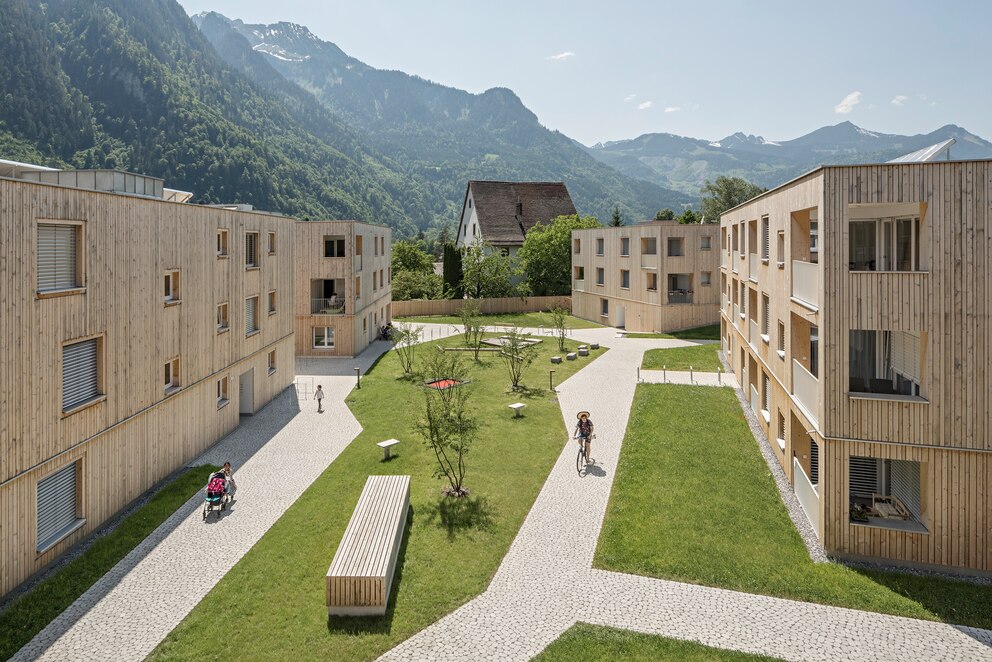 Wohnsiedlung Bludenz, Österreich, gebaut von feld72 Architekten