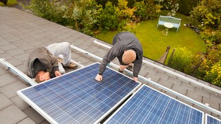 Photovoltaik-Anlage auf Hausdach