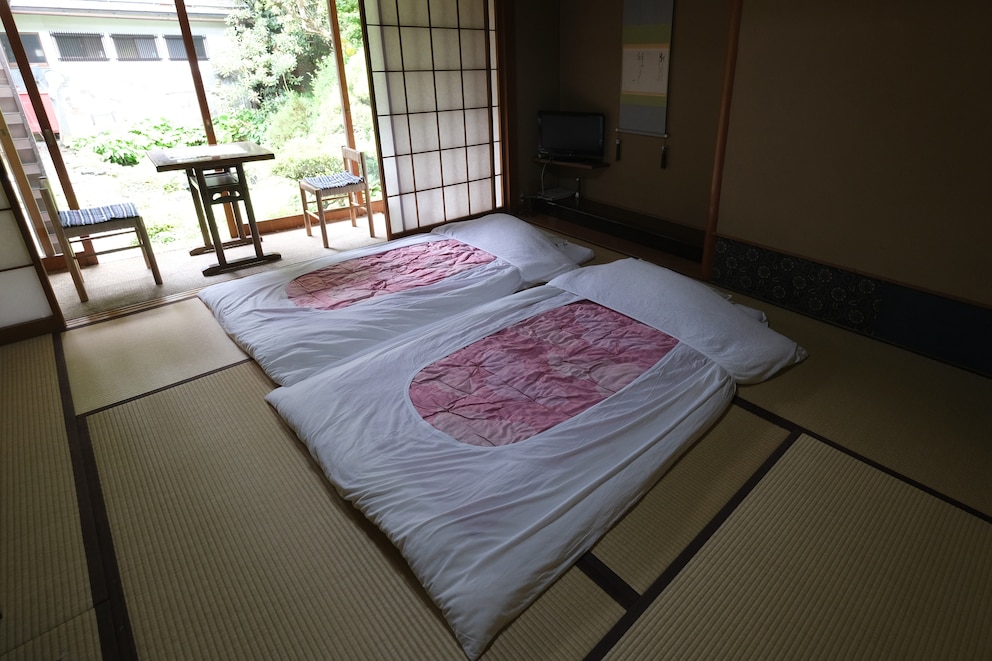 Ein Futon in Japan