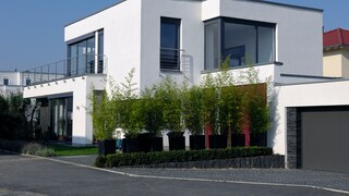 Haus mit Flachdach