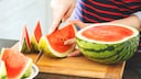 Wassermelone schneiden