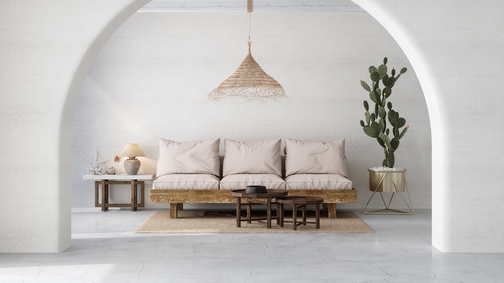Mediterranes Wohnzimmer
