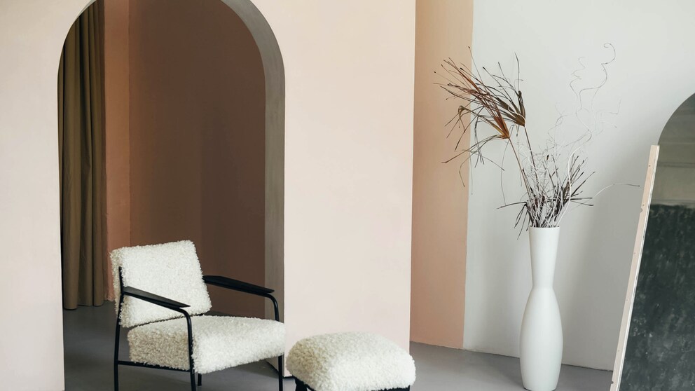 Minimalistisches Wohnzimmer