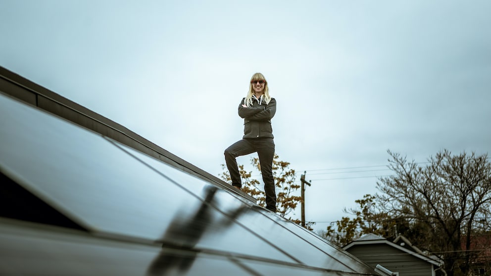 Photovoltaikanlage auf dem Dach