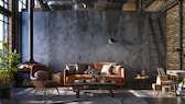 Industrial style Wohnzimmer