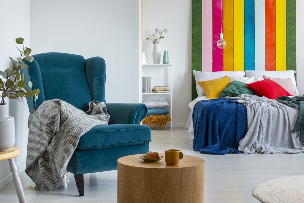 Many cheerful and vibrant colors are expected in home decor for 2023