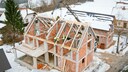 Hausbau im Winter