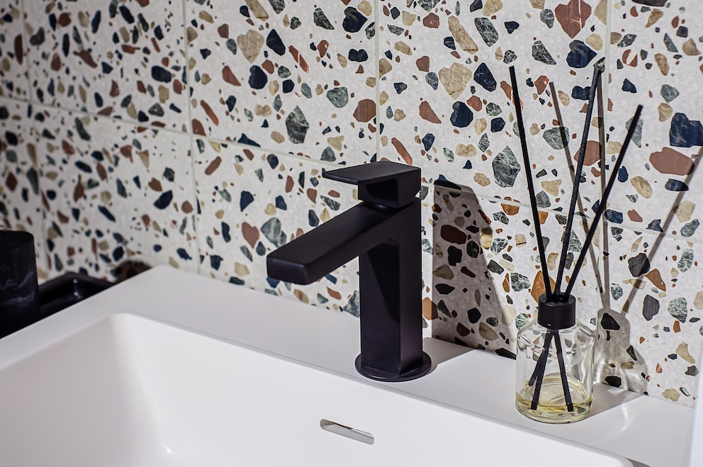 Terrazzo-Design im Badezimmer