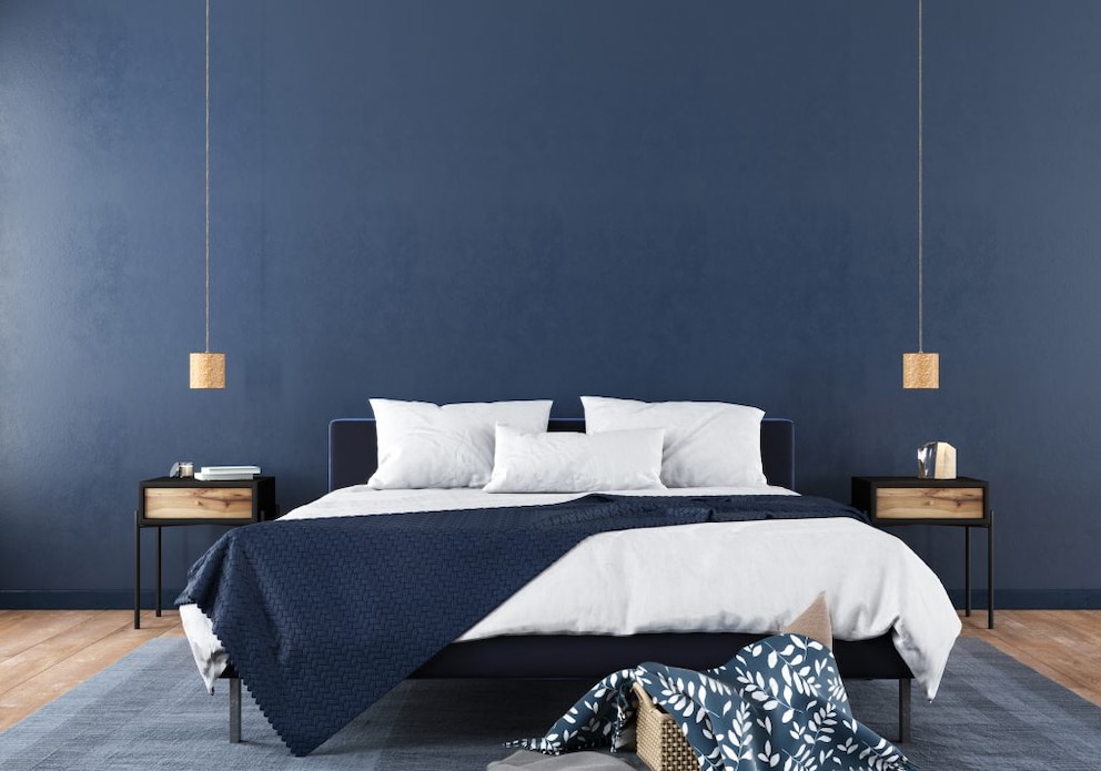 Blue as a trend color in the bedroom 2023