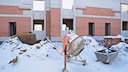 Baustelle im Winter