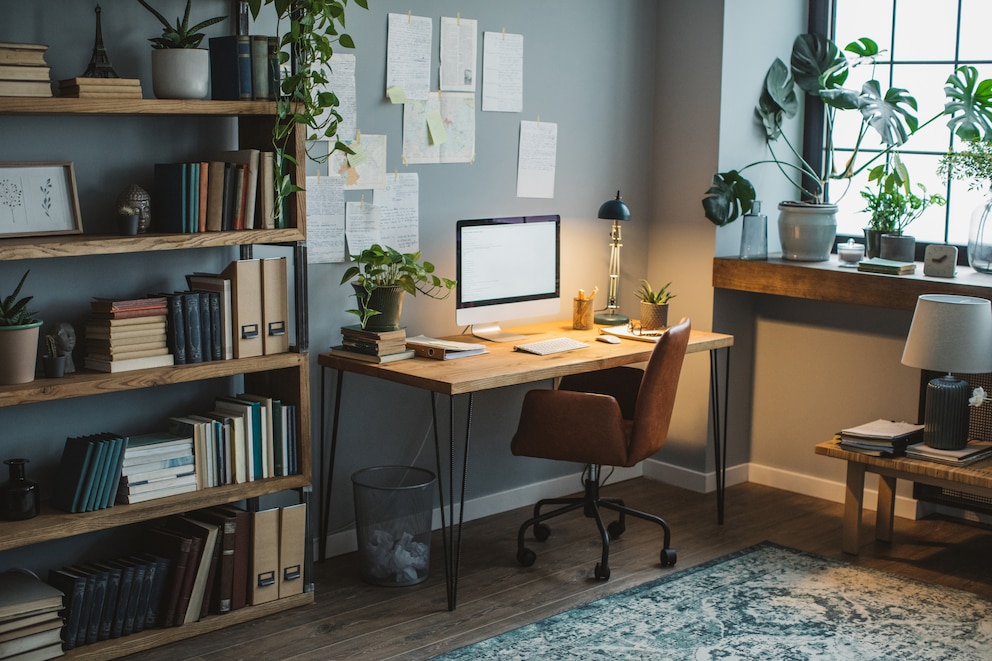 Schreibtisch im Homeoffice