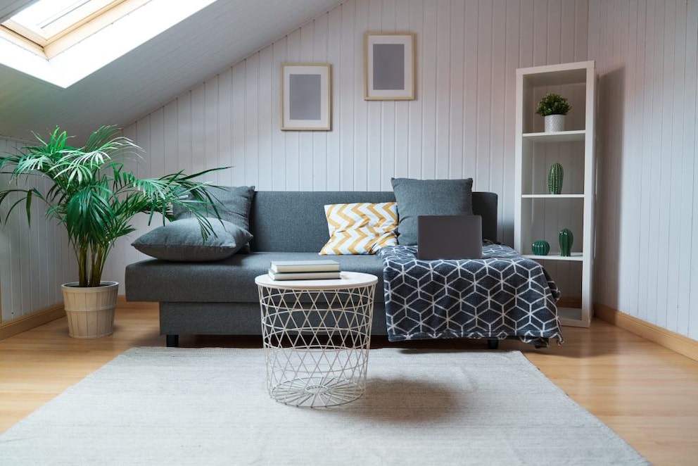 Accessories in the living room under the roof