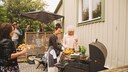 Grillplatz im Garten