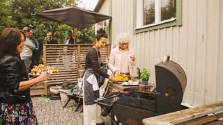 Grillplatz im Garten