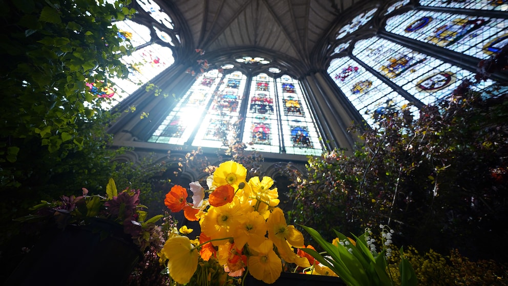 Die vielen verschiedenen Blumen zur Krönung von Charles III. bilden ein breites Spektrum der britischen Flora ab