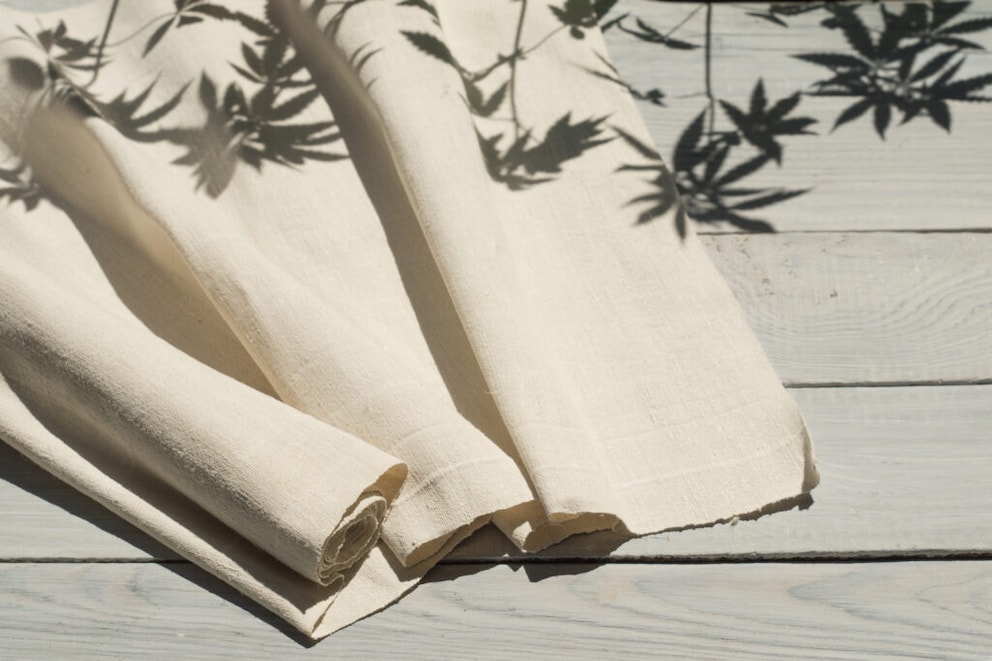 Kitchen towels made from hemp
