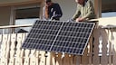 Balkon-Solaranlage