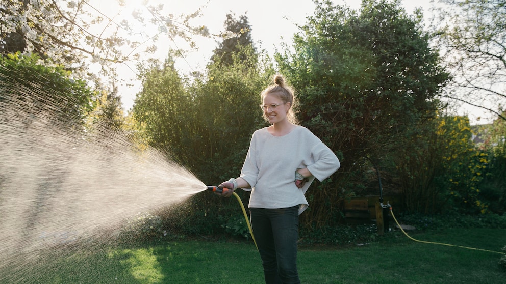 Beim Rasen lässt sich ohne Tricks nur schwer erkennen, ob er ausreichend Wasser bekommen hat