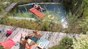 Pool im Garten