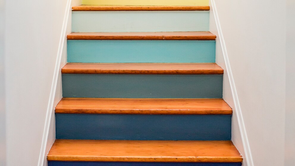 bunte Treppe