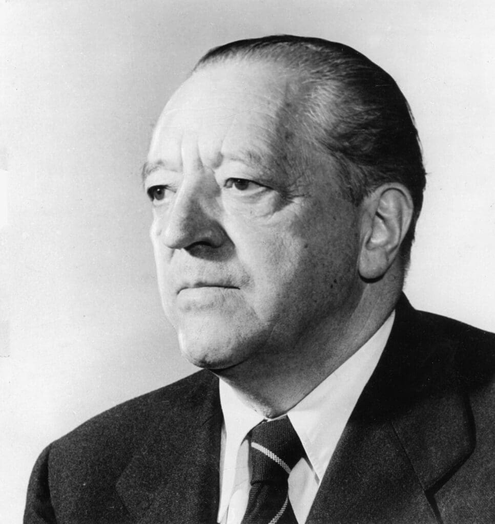 Architect and designer Ludwig Mies van der Rohe