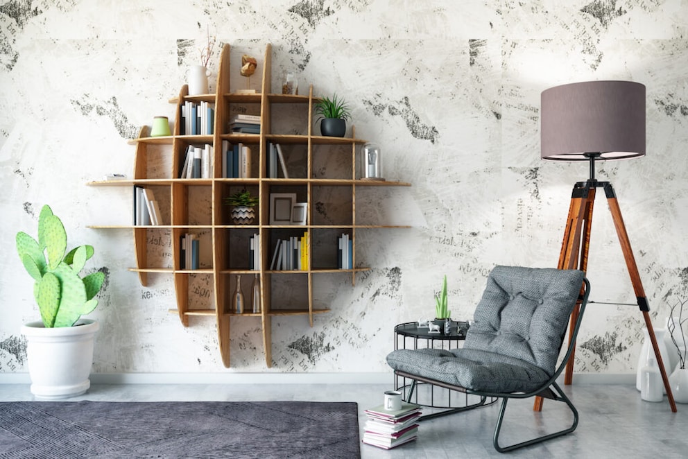 Bookshelf for the wall