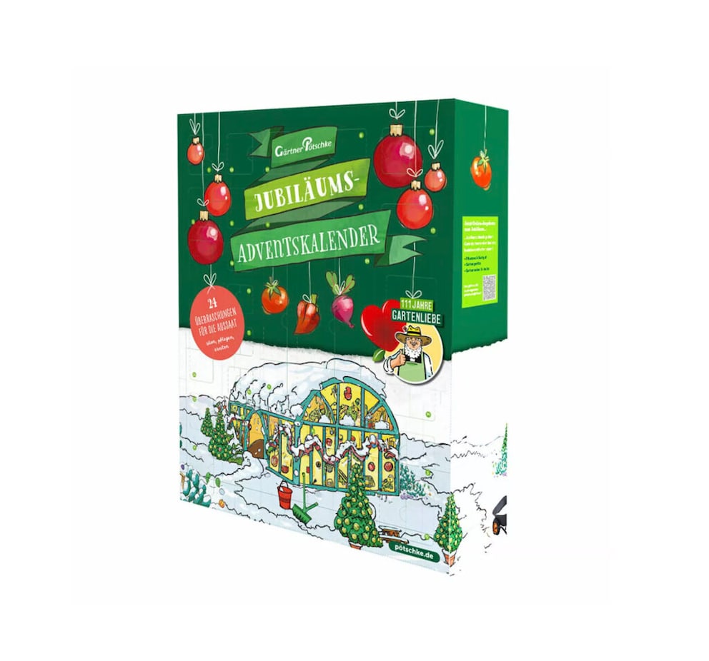 Gärtner Pötschke has released a jubilee Advent calendar this year