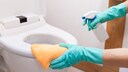 Toilette desinfizieren