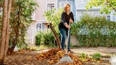 Das Laub im Garten kann man als Pflanzendünger verwenden