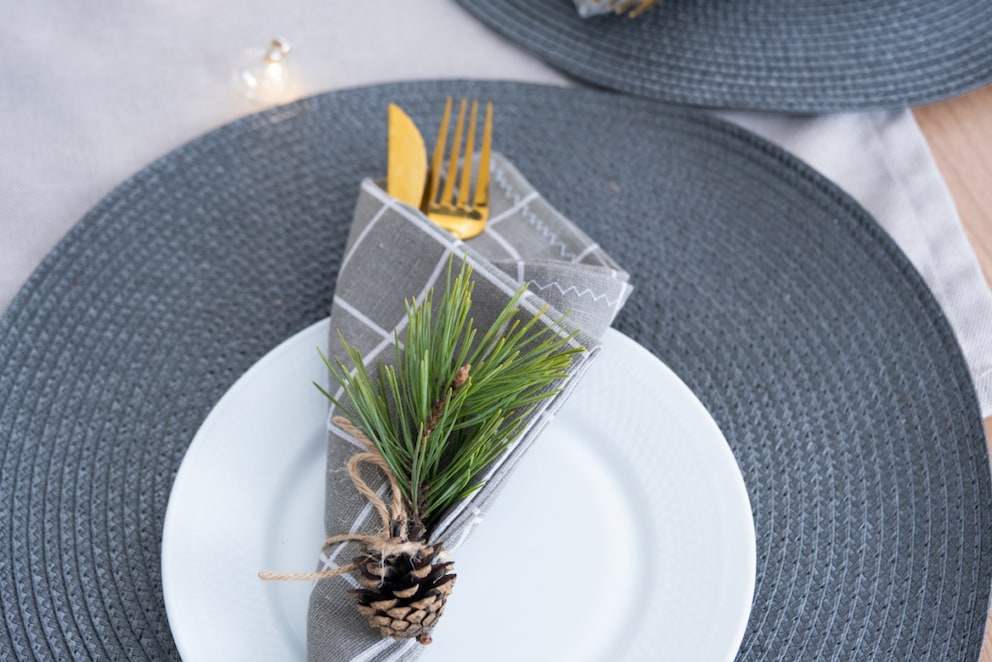 Golden cutlery