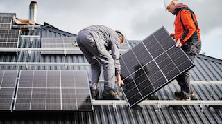 Photovoltaik-Anlage auf Hausdach