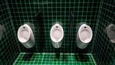Eine spezielle Art von Urinal kann Forschern zufolge Spritzer beim Stehpinkeln weitgehend verhindern