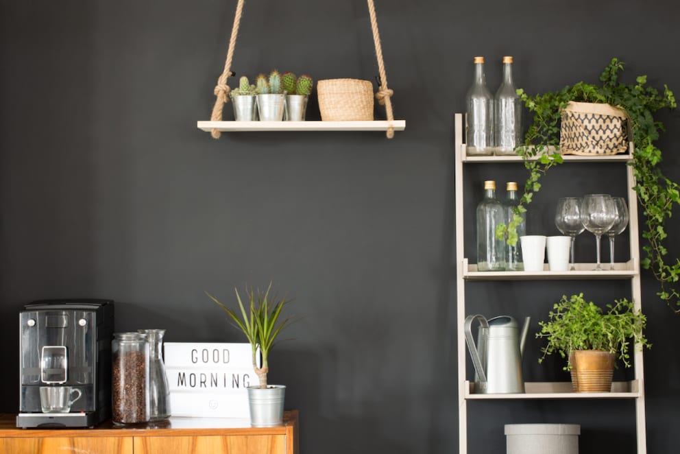 Ladder as a daily helper in the kitchen