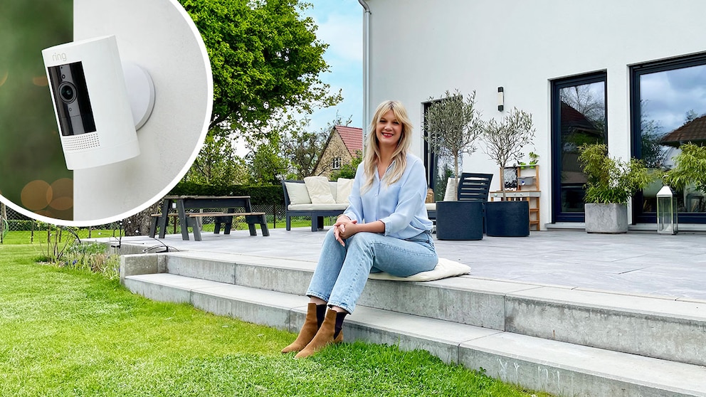 Immer wissen, was sich in Haus und Garten abspielt: Isabell hat für sich die perfekte Überwachungskamera gefunden