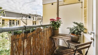 Sichtschutz auf dem Balkon