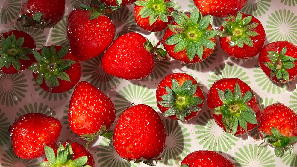 Erdbeeren sind nicht nur lecker, sondern auch gesund, doch wie säubert man sie am besten?