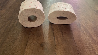 Ist die Rolle vom Klopapier nicht rund, sondern oval, kann es von Vorteil sein