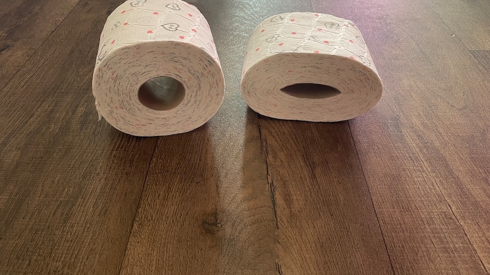 Ist die Rolle vom Klopapier nicht rund, sondern oval, kann es von Vorteil sein