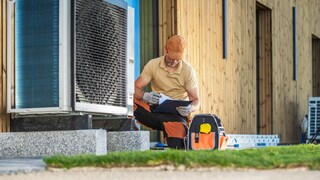 Einbau einer Wärmepumpe