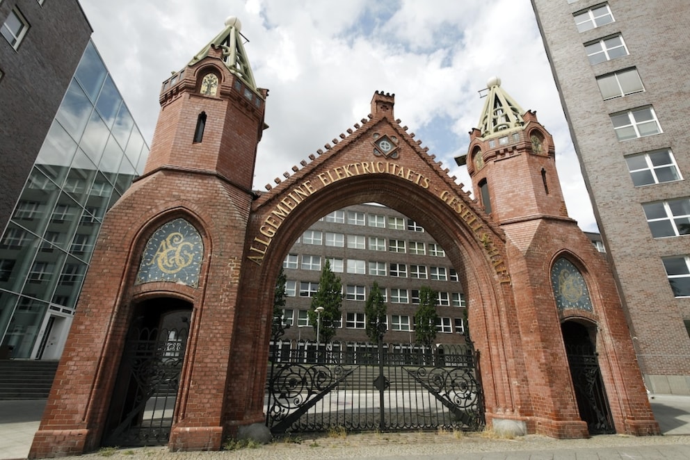 The entrance to the former AEG plant in Berlin-Wedding