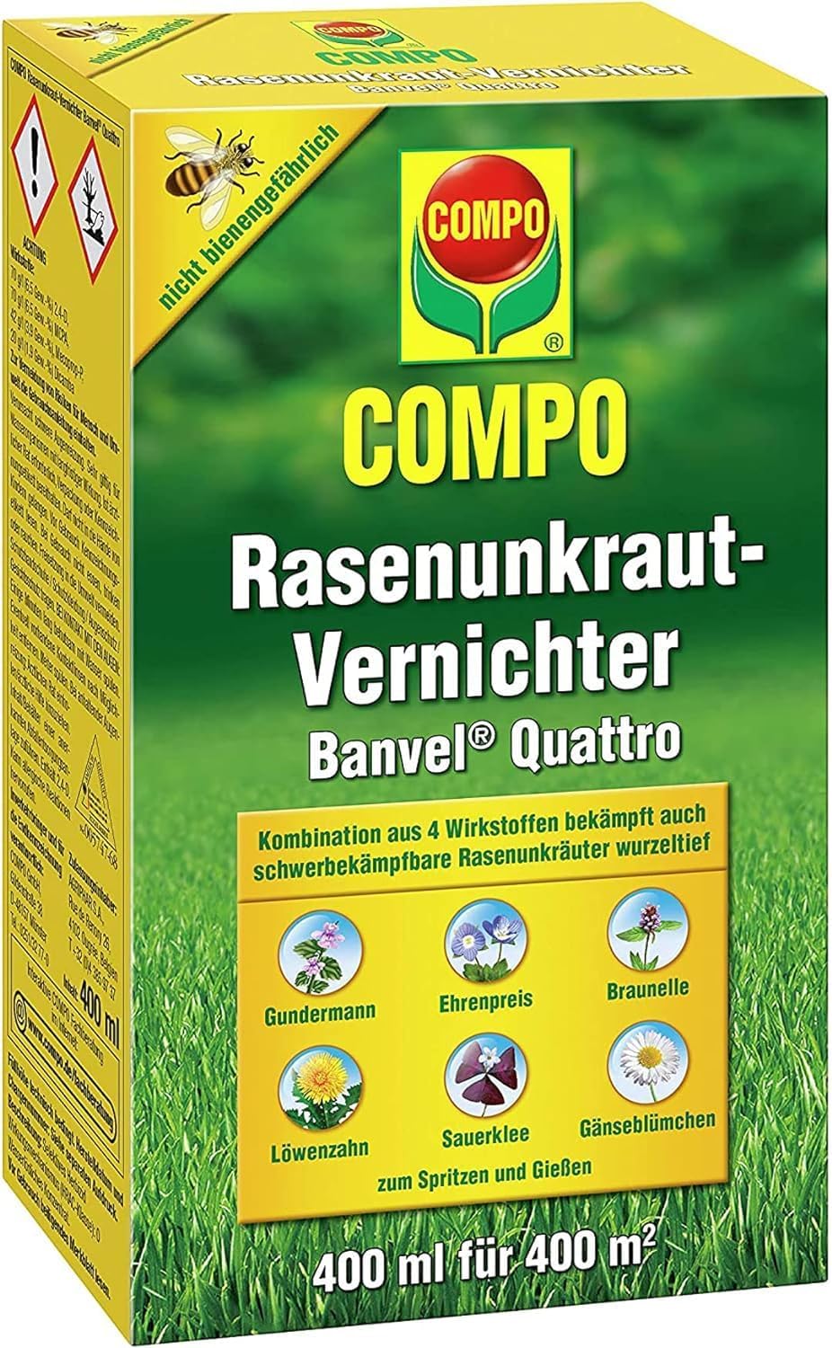 COMPO Rasenunkrautvernichter Banvel Quattro