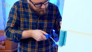 Farbkanten beim Streichen abkleben