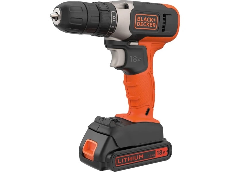 Black+Decker 18 V Akku-Bohrschrauber BCD001C1