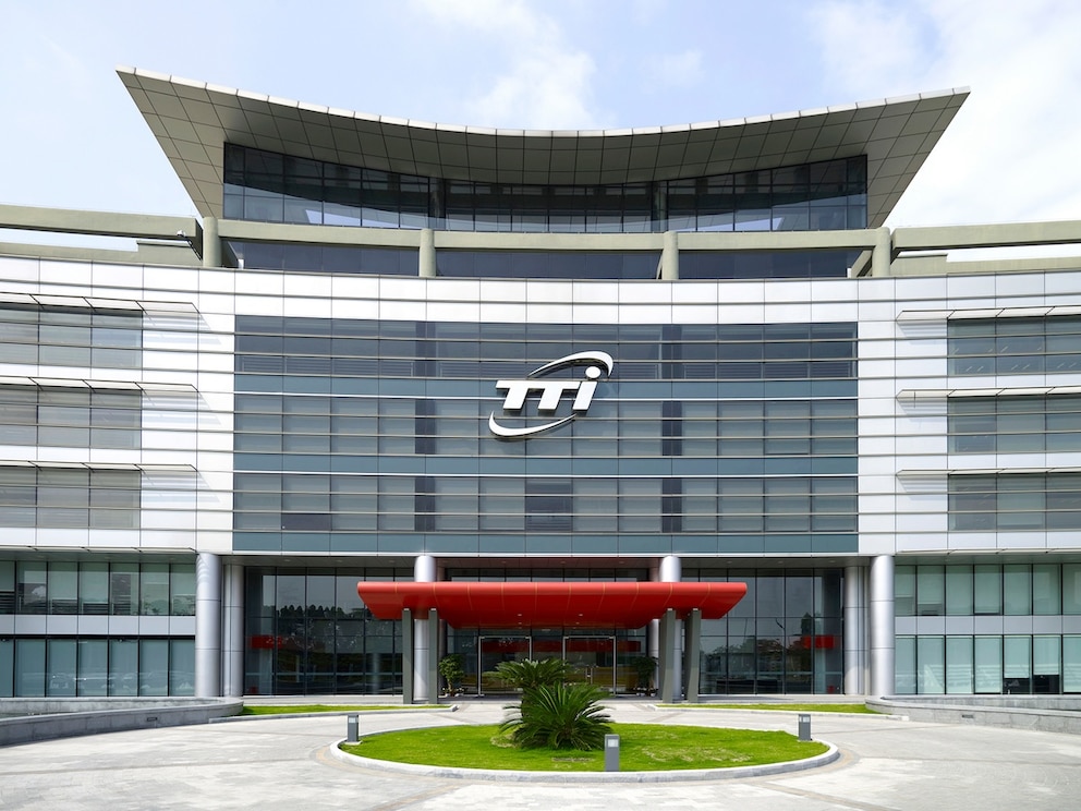 Fabrik und Innovationscenter von „Techtronic Industries“ (TTI), dem Mutterkonzern von Ryobi, in Dongguan