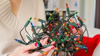 Lichterketten verknoten Trick